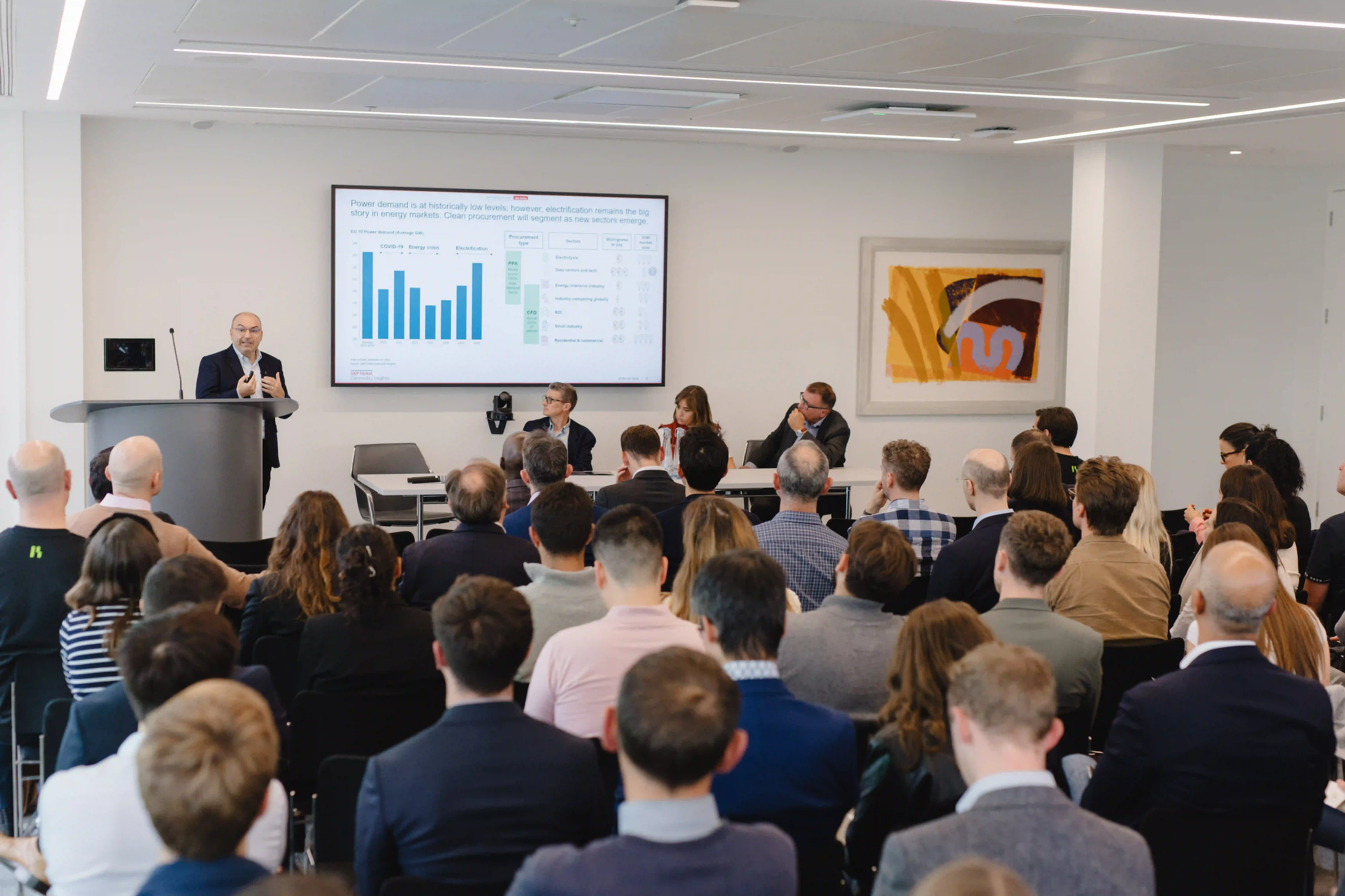 Bruno Brunetti speaking at Renewabl Day 2024
