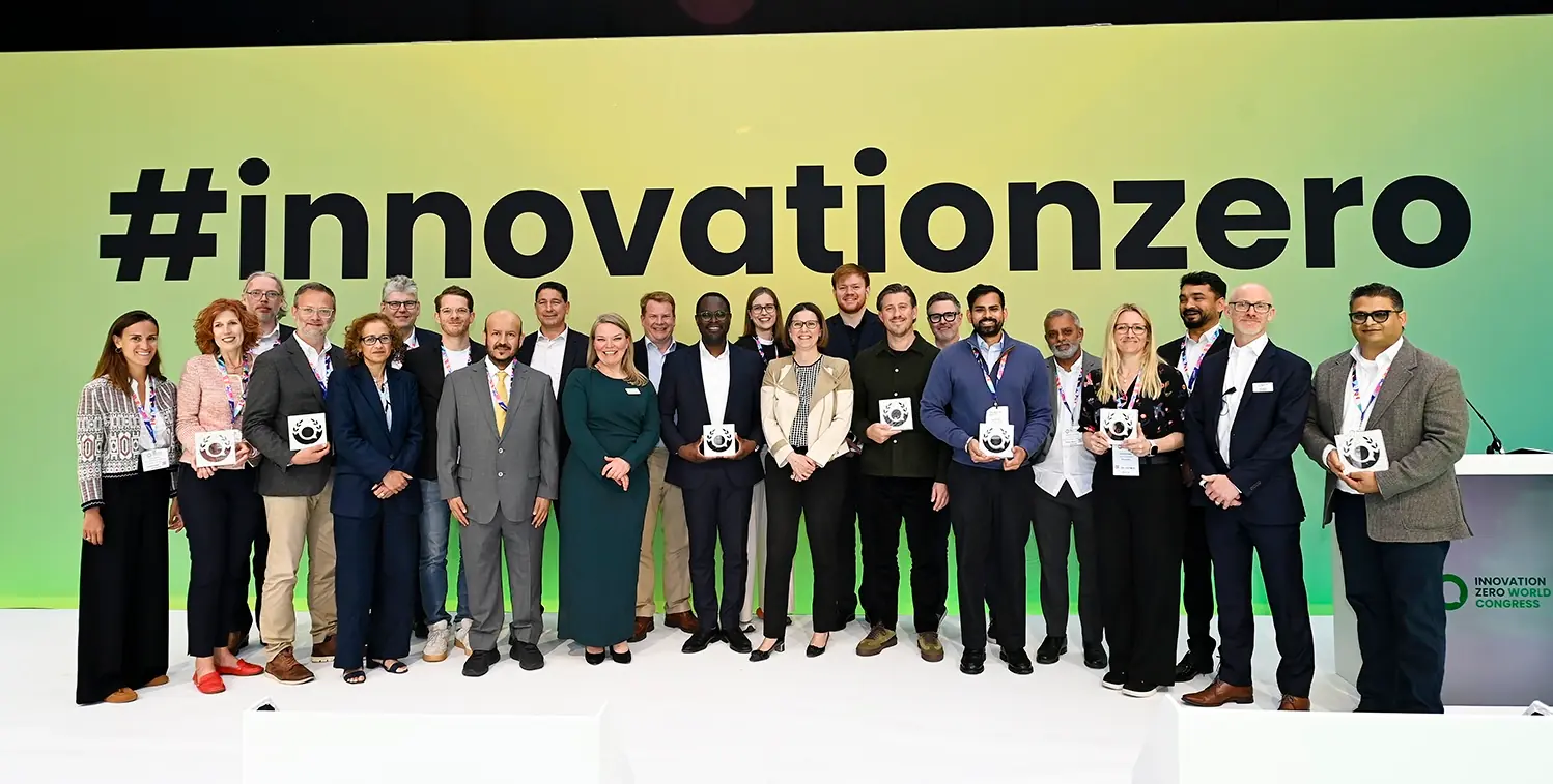 innovation zero awards 2026 all category winners on stage with the hosts and presenters
