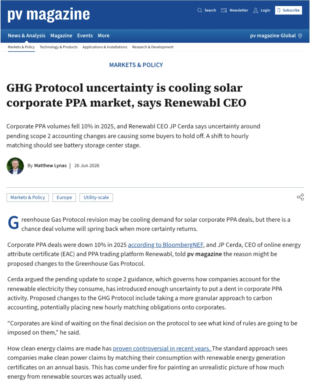 pv magazine interviews JP Cerda of Renewabl