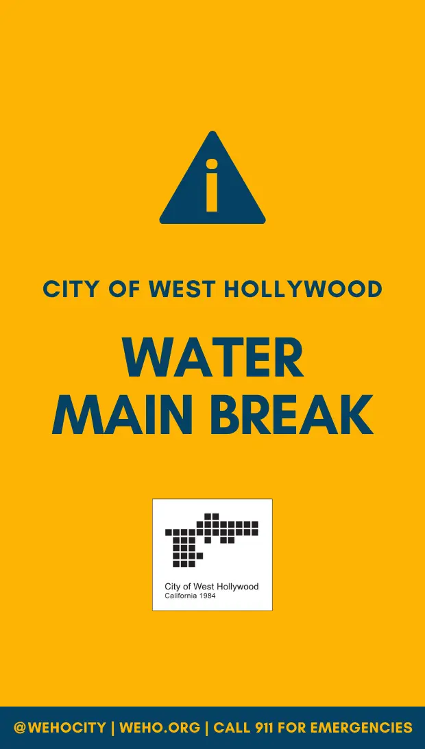 Water Main Break Alert Image