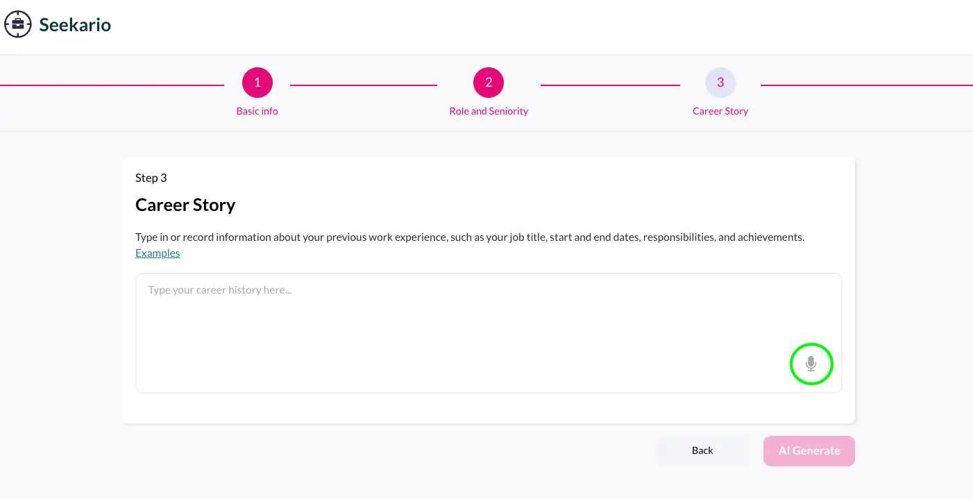 AI Resume Bullet Point Generator