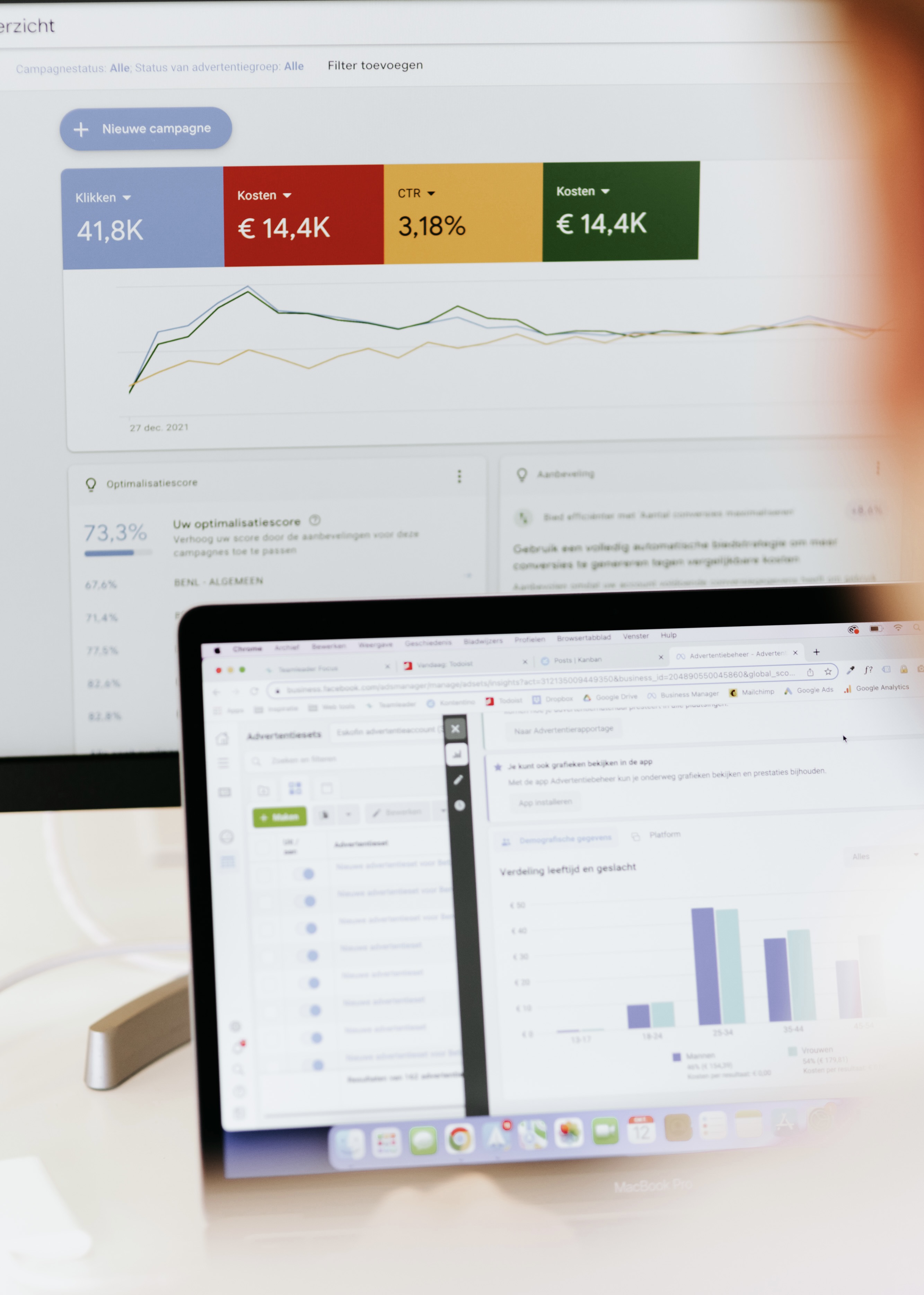 Strategische uitwerking van paid social content en advertenties