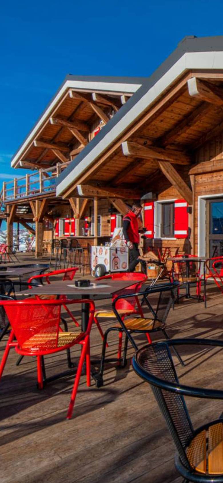 La terrasse de l'Alpette à Megève
