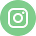 Instagram logo inside a green circle.