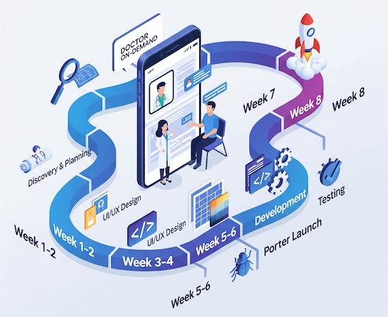 how to build a doctor on demand app with specode