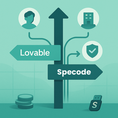 lovable vs specode to build health app