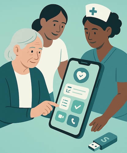 designing a home health care application