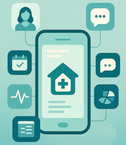 defining features of a home health care app