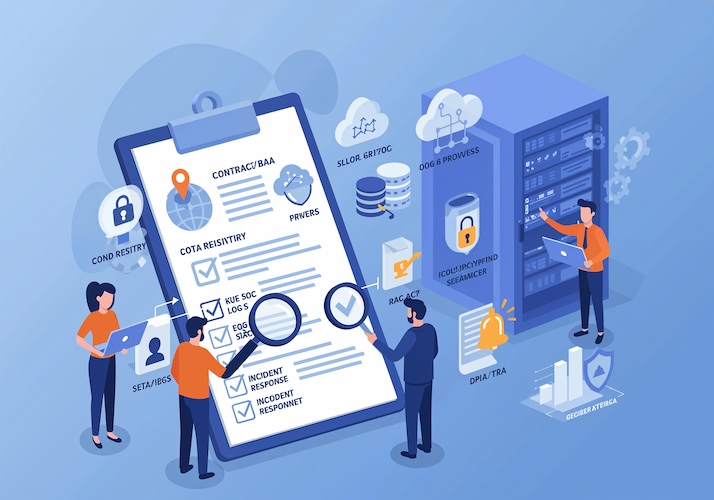 security and compliance checklist when building a HIPAA compliant health app