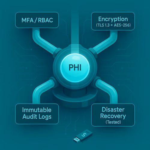 what compliant healthcare stack needs