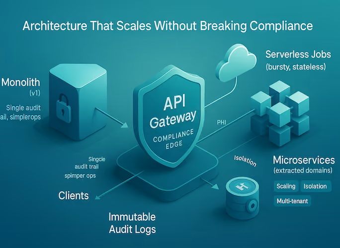 architecture patterns that scale without breaking compliance