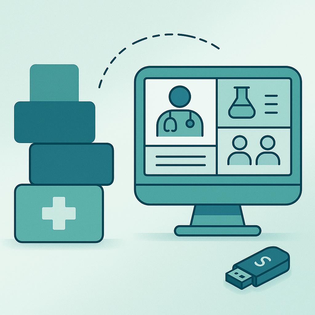 component assembly when building a health app using knackk