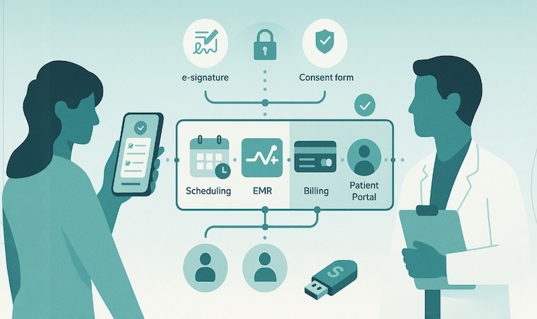 patient intake management app development