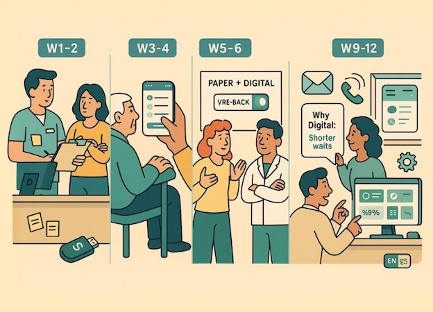 implementation playbook for patient intake management app