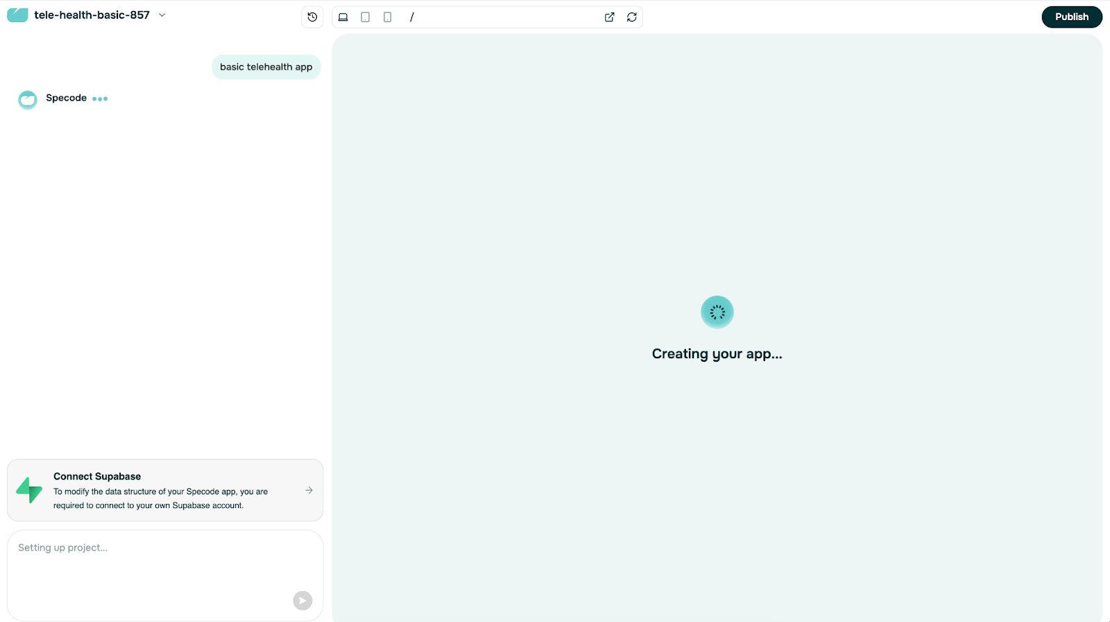 get familiar with specode interface