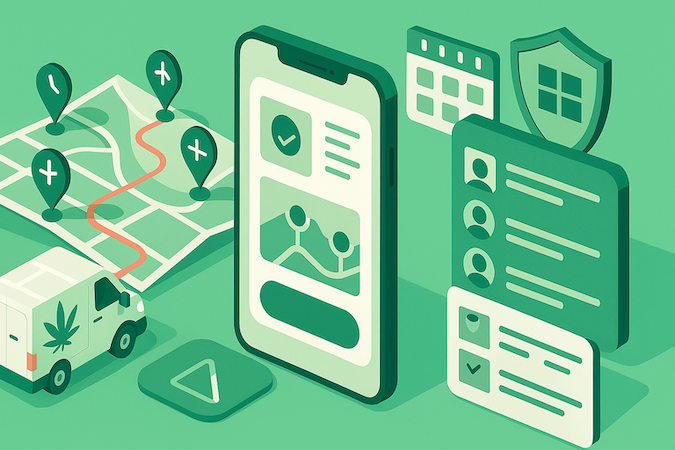 SLAs for cannabis delivery app