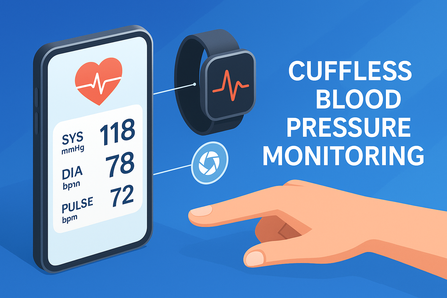 cufeless blood pressure monitoring