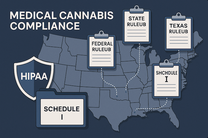 state compliance requirements for medical cannabis delivery