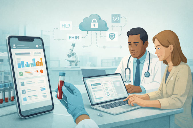 blood test app development