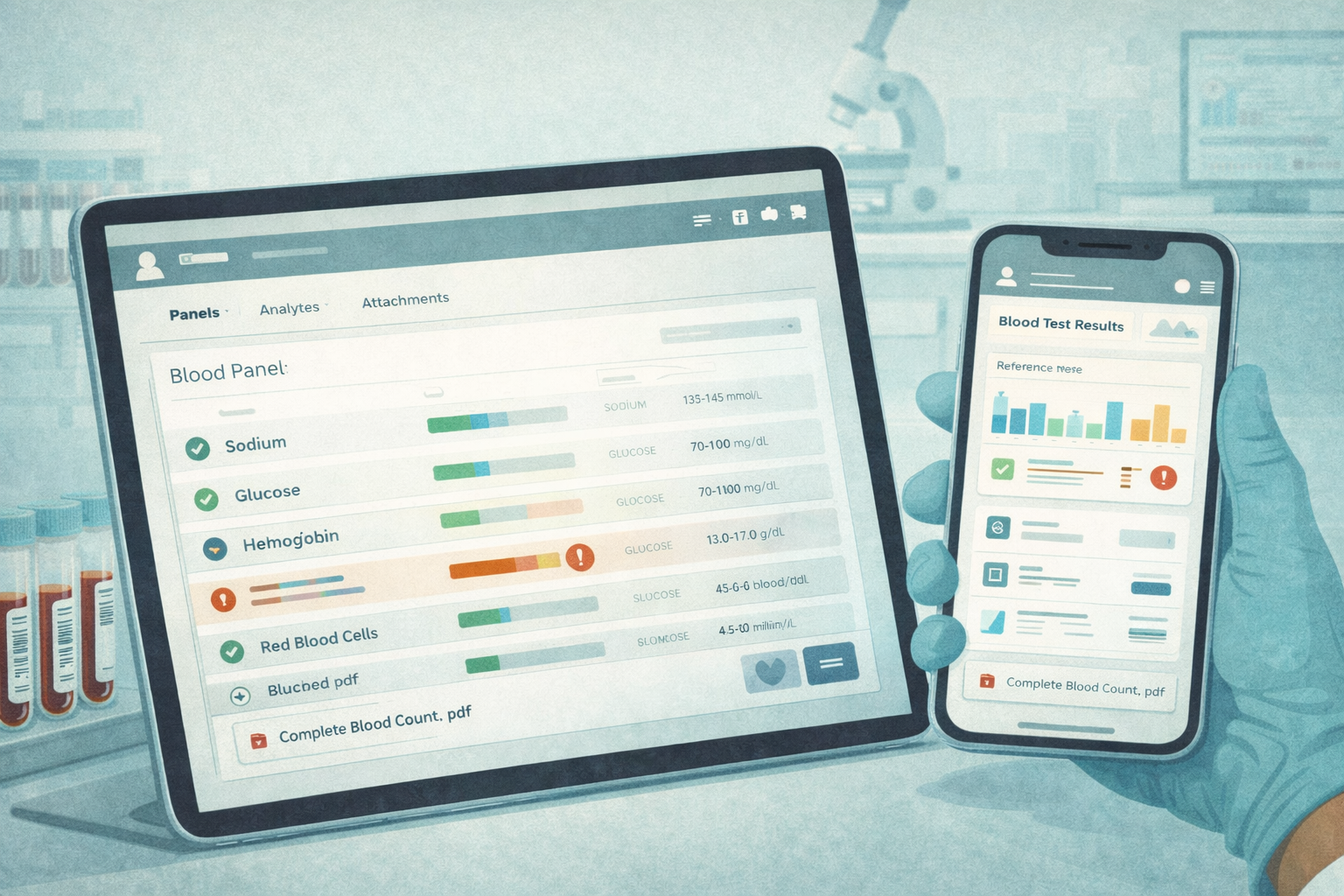 screens to ship when building an dlaunching a blood test app