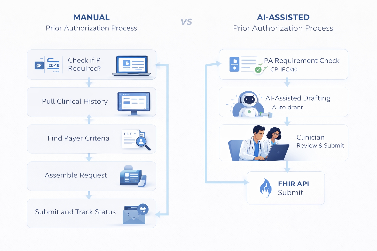 manual vs ai-assisted authorization assistant
