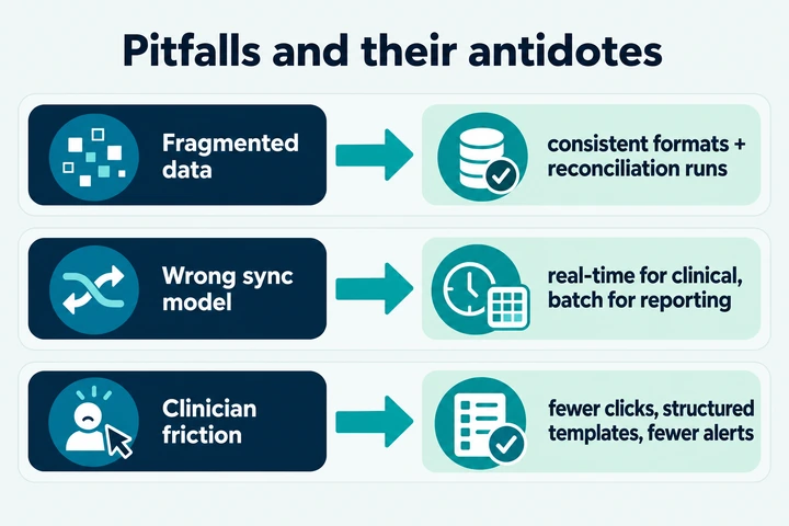 common EHR data integration pitfalls and their antidotes