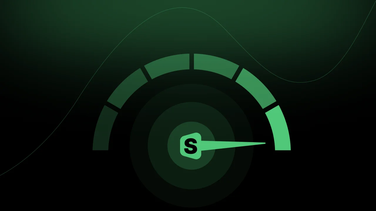 Dashboard graphic with the "S" graphic from SOM