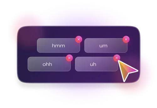 Remove Filler Words