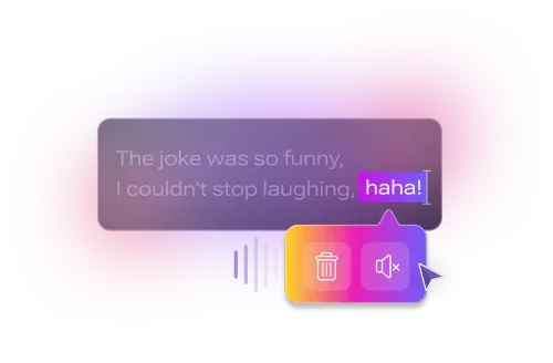 Mute or Delete Unwanted Parts