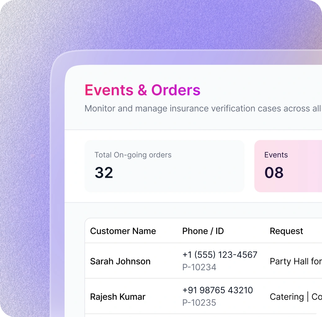 Catering, Events, and Large-Party Requests