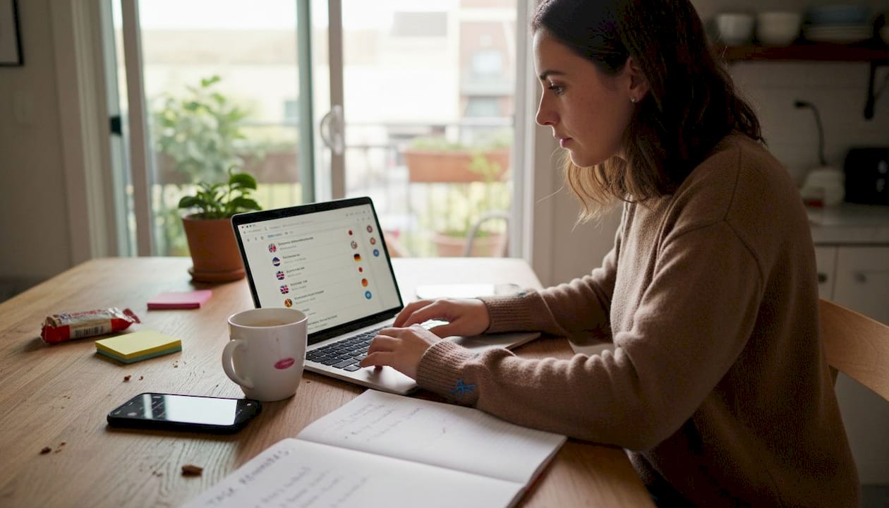 Woman automating global fan communications