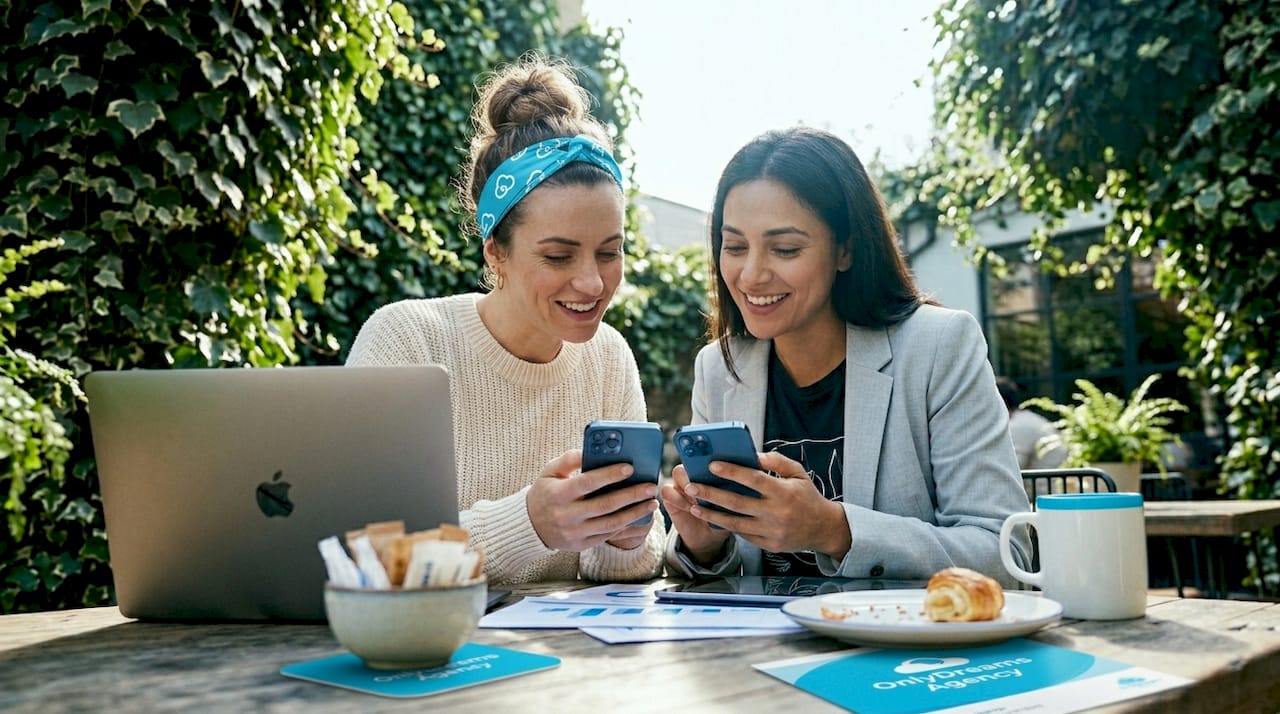 Female creators discuss influencer mix at café