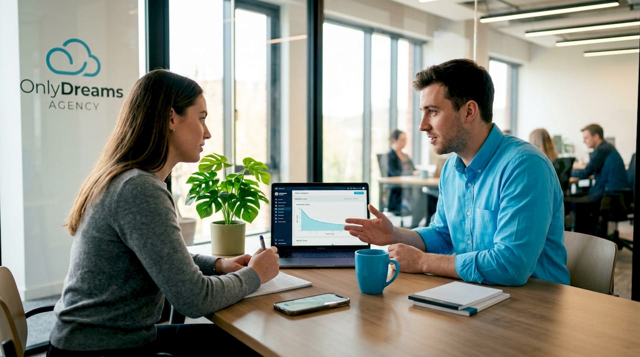 Creators discuss video metrics at shared table