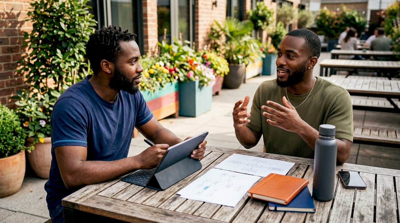 Creators planning content scaling together