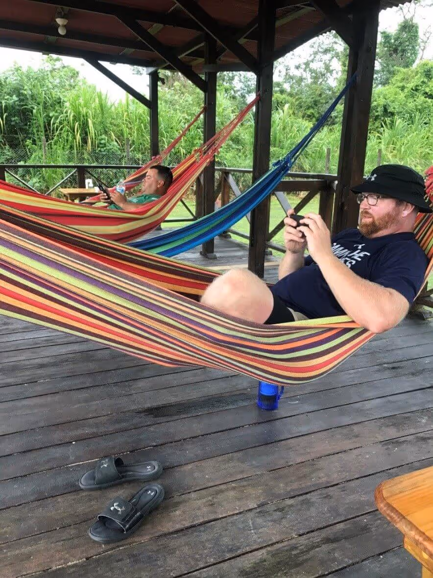 brian kane lying in hammock