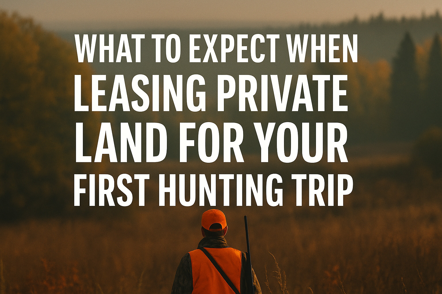 What to Expect When Leasing Private Land for Your First Hunting Trip (Costs, Rules, Etiquette)