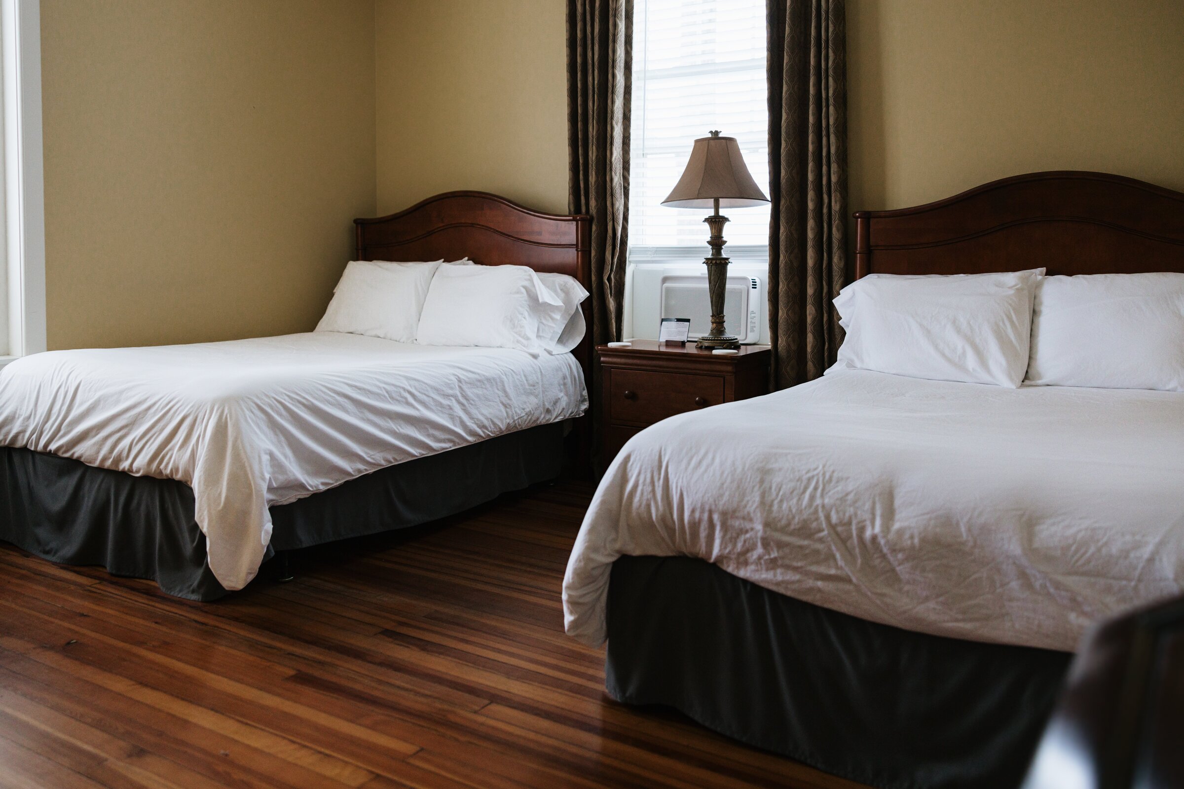 Two double beds in The Norfolk Room