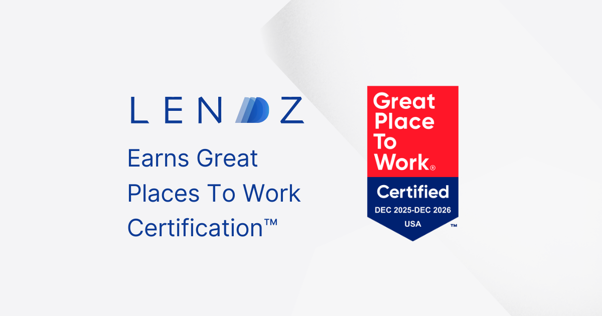 Lendz Financial Earns Great Place to Work® Certification™