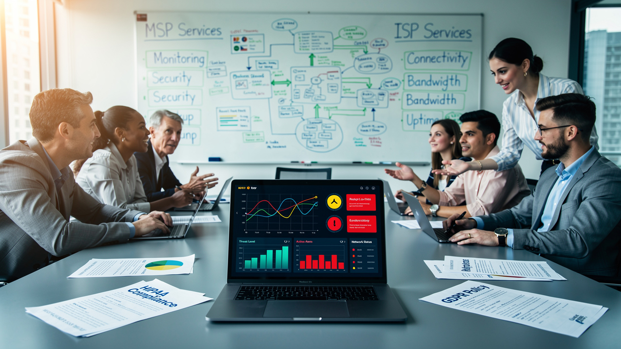 MSP vs ISP: Key Differences for C-Suite Leaders to Consider