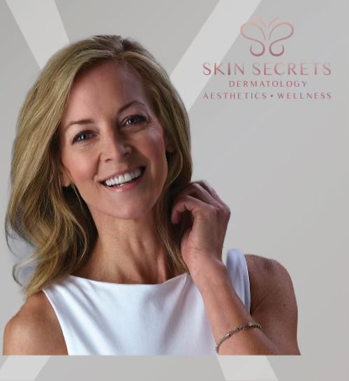 Injection of Botox or wrinkle relaxer on beautiful female