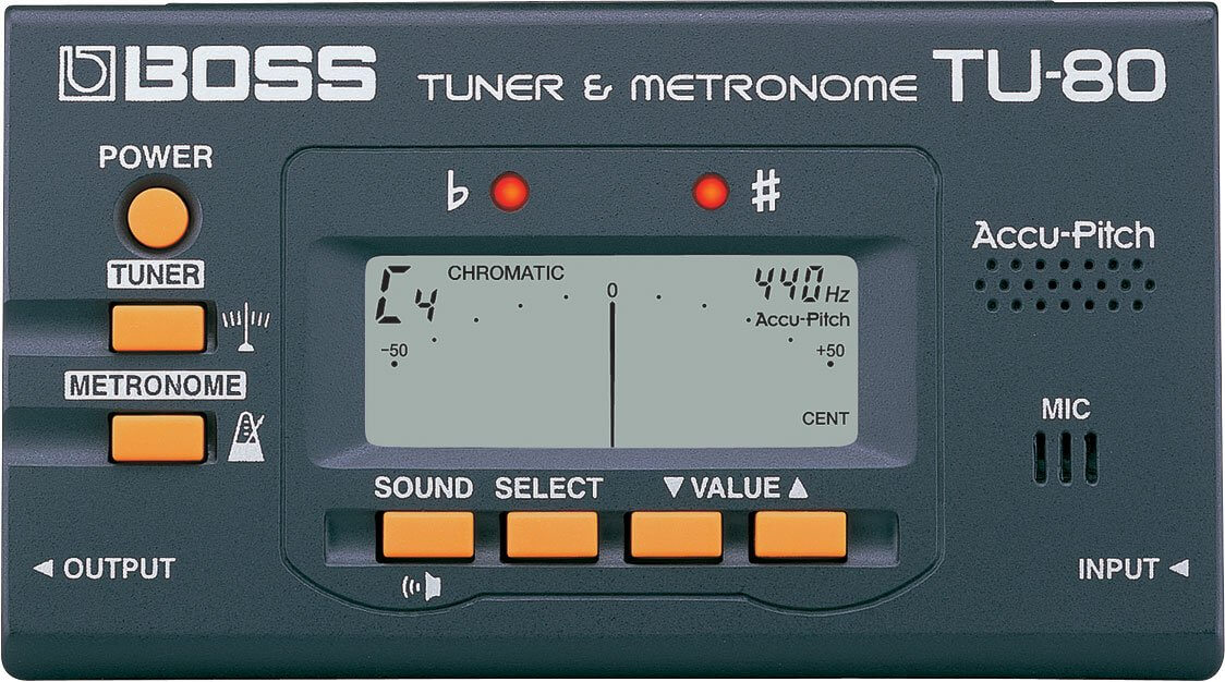 Boss TU-80 Chromatic Tuner: best viola tuners