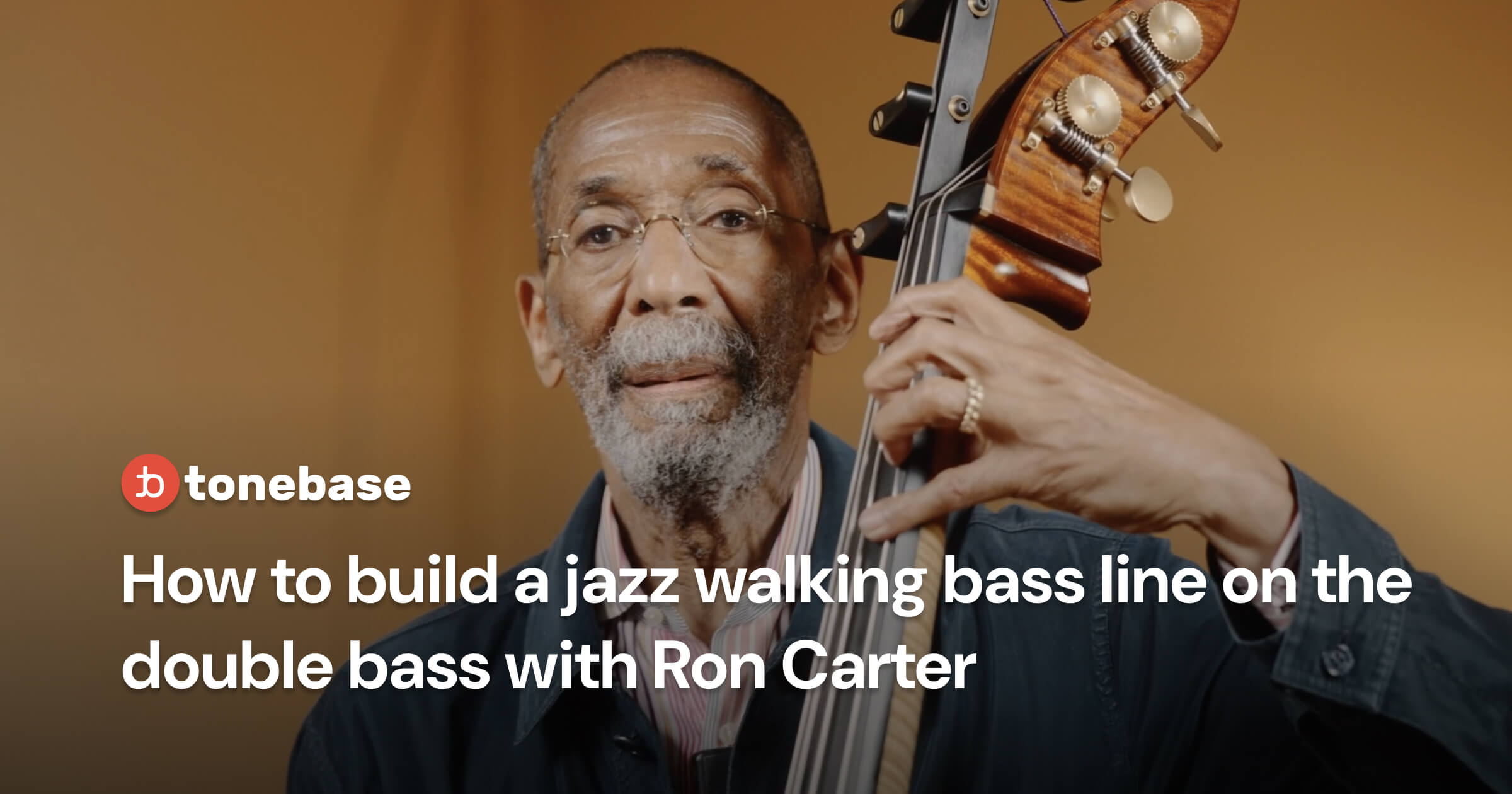 How to build a jazz walking bass line on the double bass