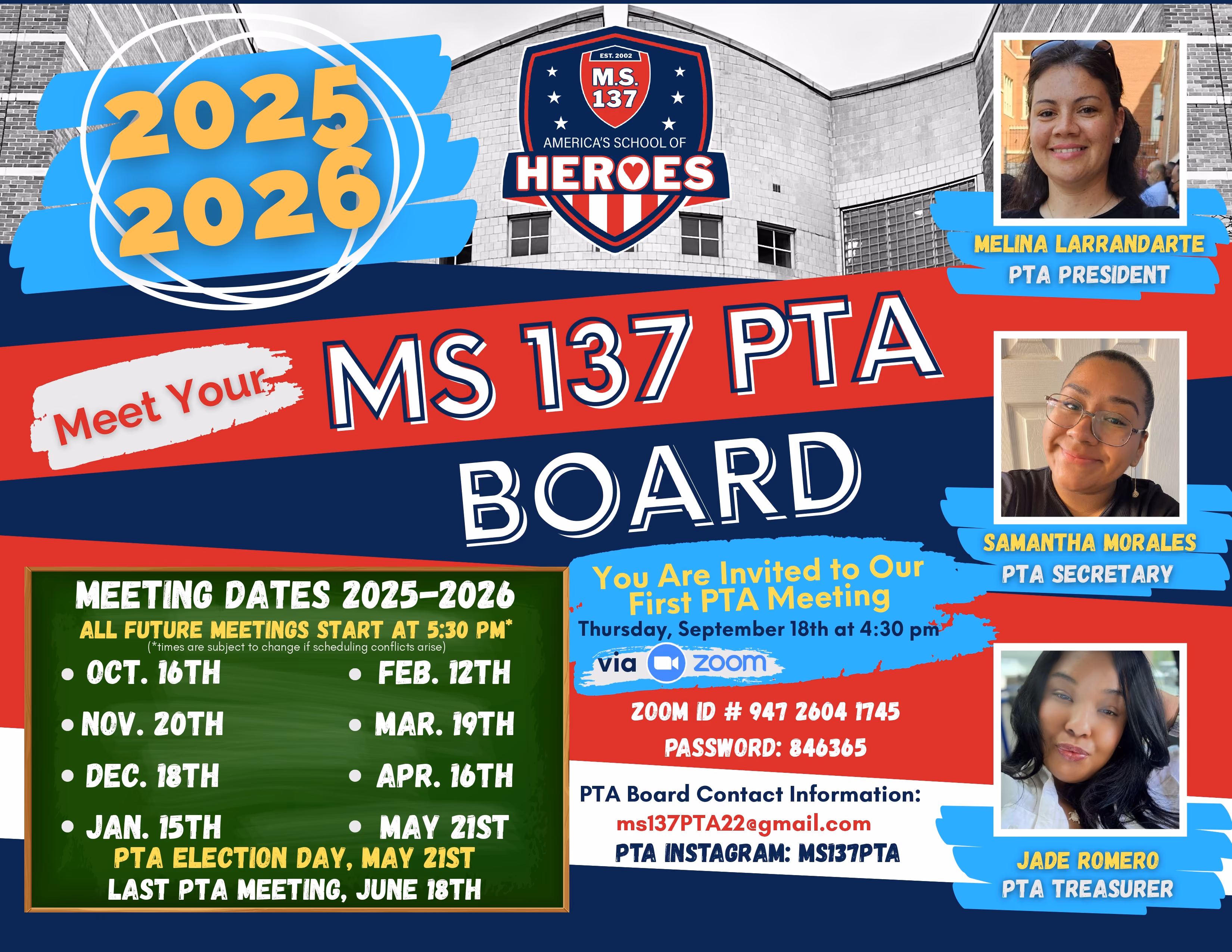 PTA Board members