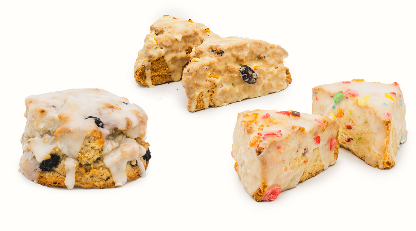 Variety of Distinct Indulgence Scones