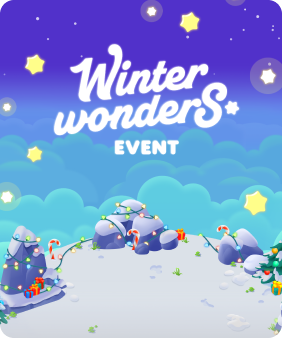Winter Wonders Event Game Tile, a limited-time experience, only on Nex Playground + Play Pass