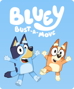 Bluey: Bust-a-Move game tile, available on Nex Playground with Play Pass