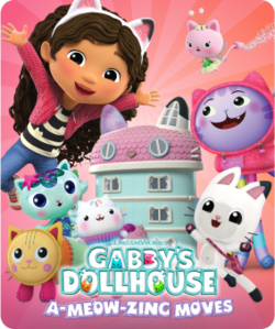 Gabby's Dollhouse: A-meow-zing Moves game tile, only available on Nex Playground with Play Pass