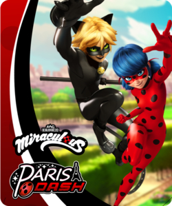 Miraculous Ladybug: Paris Dash game tile, available only on Nex Playground with Play Pass