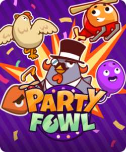 Party Fowl game tile, available on Nex Playground