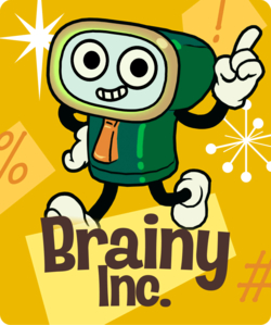 Brainy Inc. game tile, available on Nex Playground + Play Pass